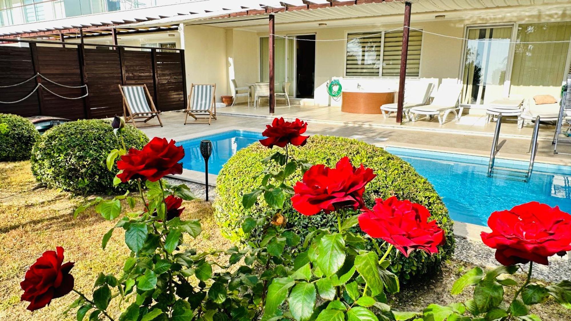 Babylon Luxury Villa With Private Pool And Indoor Heated Pool Сиде Экстерьер фото