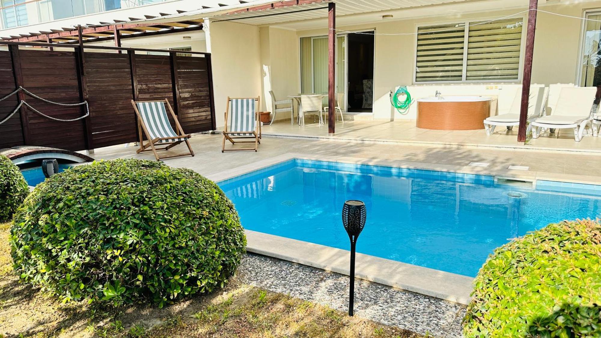Babylon Luxury Villa With Private Pool And Indoor Heated Pool Сиде Экстерьер фото