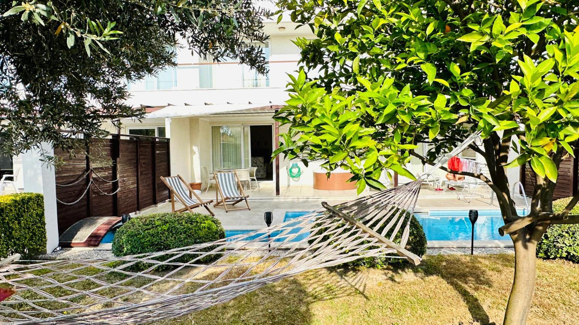 Babylon Luxury Villa With Private Pool And Indoor Heated Pool Сиде Экстерьер фото